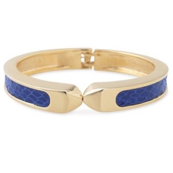 :: S&Dโ๏ธ๐Emerson Blue+Gold Bangle Bracelet - Picture 3 of 6